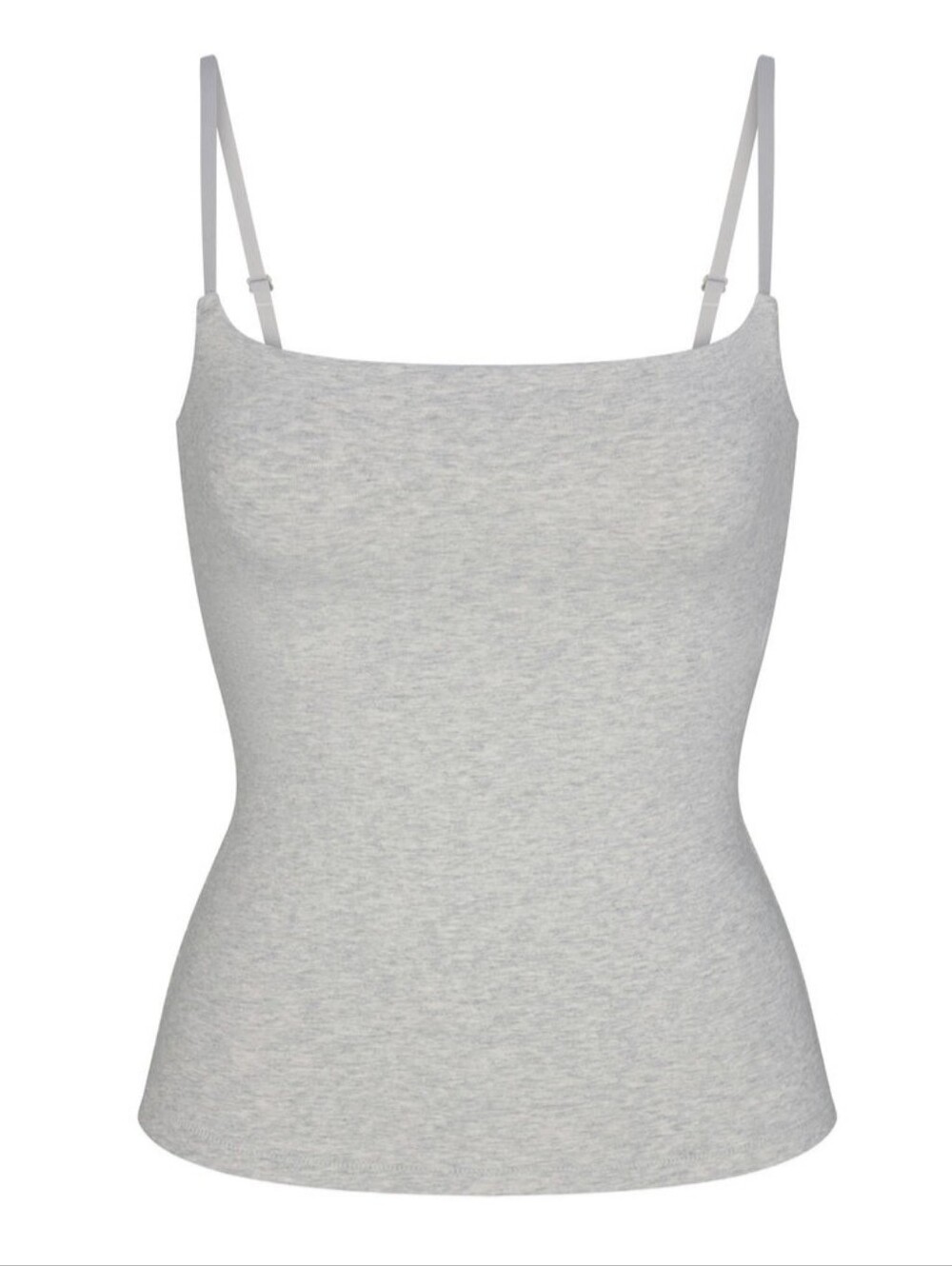 SKIMS Cotton Jersey Cami - Light Heather GREY S